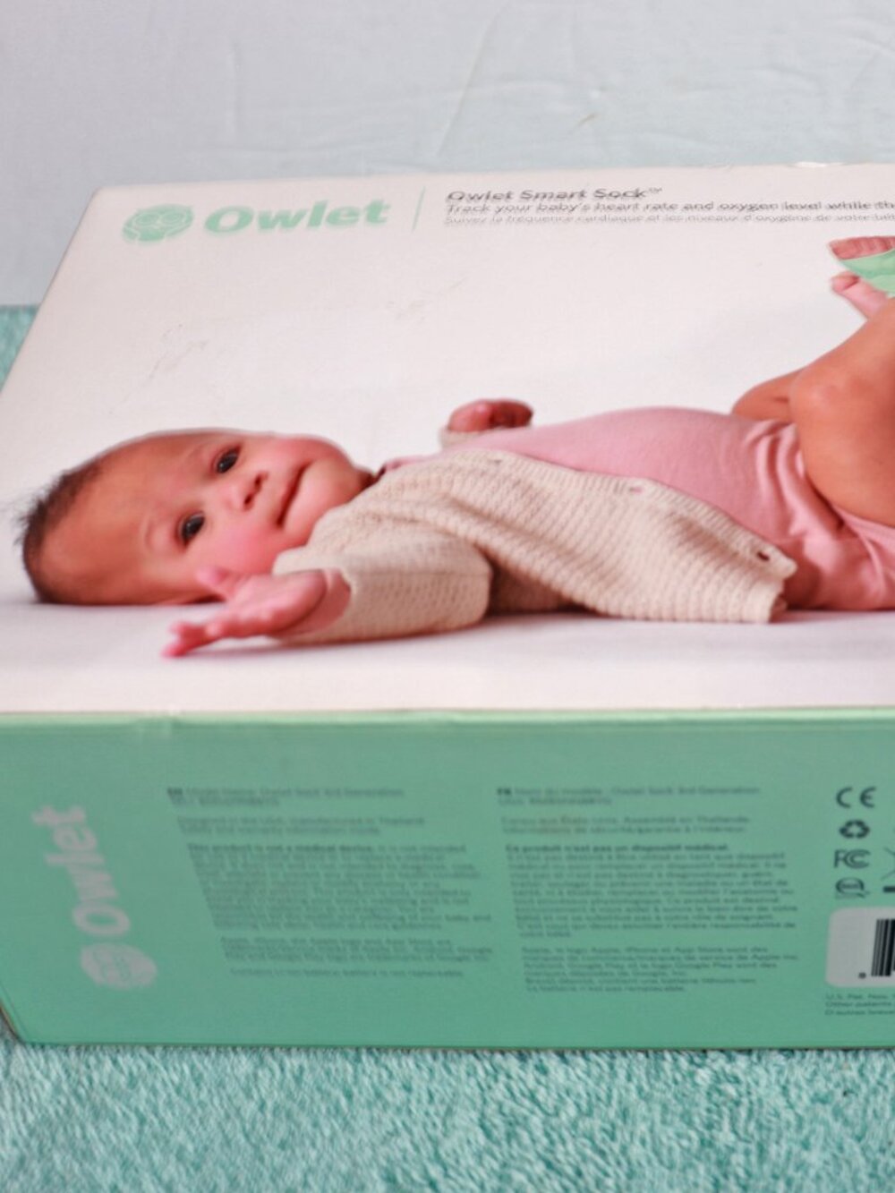 Owlet Smart Sock 3rd Generation Baby Heart Rate & Oxygen Monitor 0-18mo